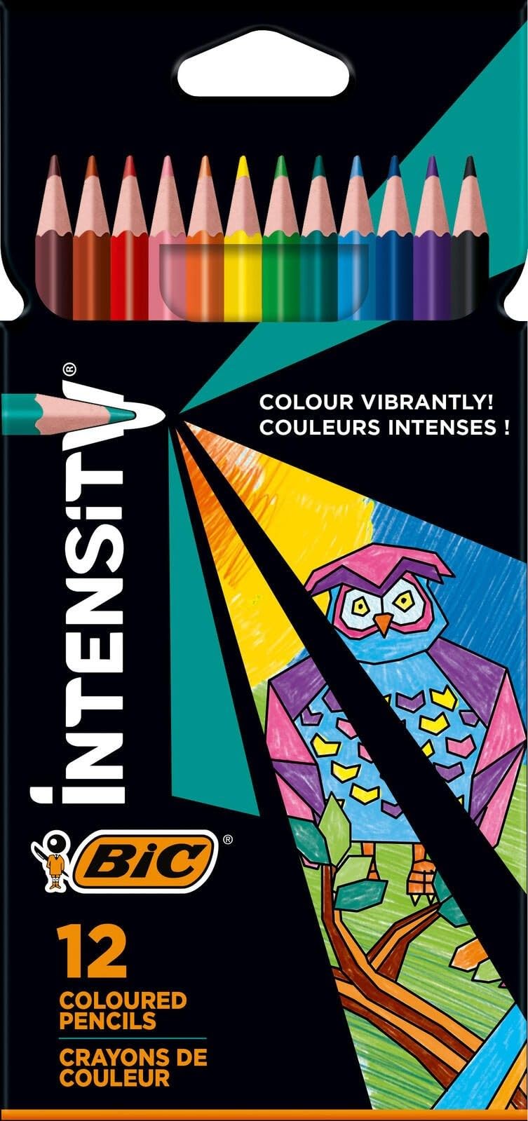 BIC Color Up Colouring Pencils - Assorted Colours, Pack of 12