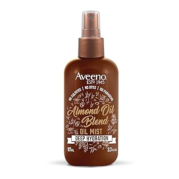 Amazon Com Aveeno Intense Hydration Almond Oil Hair Mist 3 3