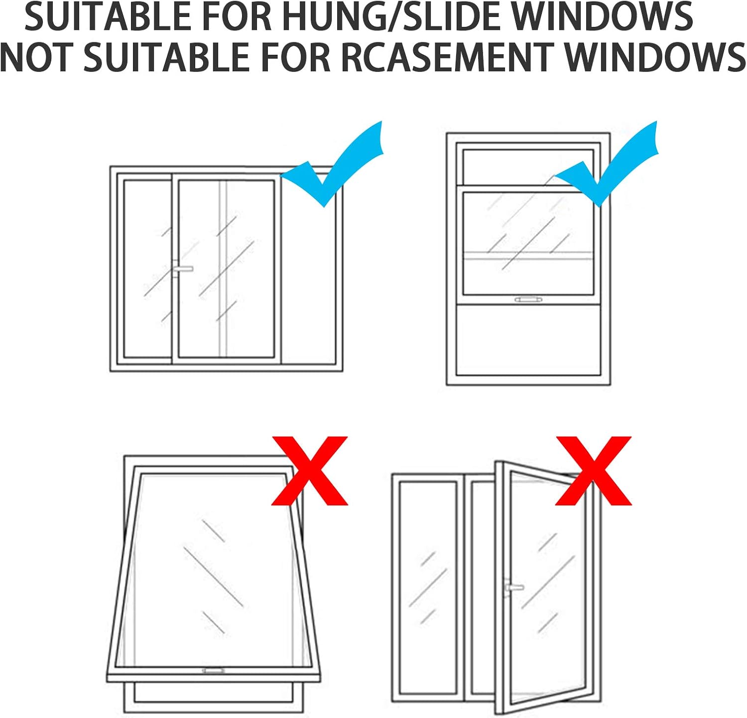 habibee Portable Air Conditioner Window Vent Kit, Kit Plate for Portable Air Conditioner, Adjustable Length Portable AC Vent Kit for Exhuast Hose of 13cm/5.1 Inch: Home & Kitchen