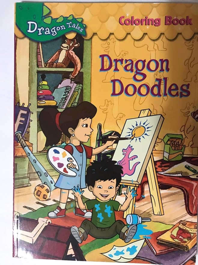 Amazon Com Dragon Tales Dragon Doodles Coloring Book Toys Games