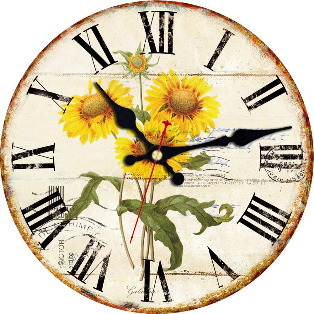 Best Sunflower Kitchen Clock