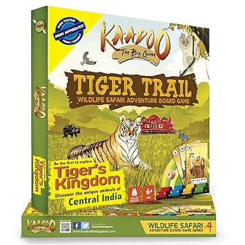 Kaadoo Tiger Trail-Jungle Safari Board Game