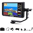 ANDYCINE A6 V2 6 Inch HDMI Field Monitor 1920x1080 Camera Fiedl Monitor Bundle with 4k HDMI in/Out Tilt Arm, Power Output, Ba