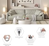 Aooshine Touch Control Bedside Lamps Set of 2 3-Way Dimmable USB-C Ports view 7