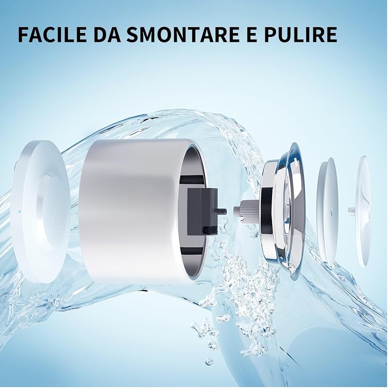 Fontana Intelligente per Gatti e Cani, Rivestimento in Acciaio Inossidabile, non Facile da Nascondere Batteri (Pompa dell'acqua Senza Fili, Fontana Cablata)