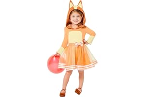 Spirit Halloween Bluey Toddler Girls Bingo Costume | Officially Licensed | Easy Costumes