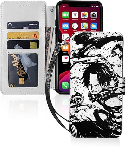 Amazon Onepiece ワンピース エース Iphone 11 ケース 手帳型 アイフォンx ケース 手帳型 マグネット 超薄型 カード収納 Qi充電対応 スタンド機能 カバー P合皮レザー 適応 家電 カメラ オンライン通販