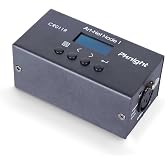 Pknight 3-Pin 1-Universe Bidirectional ArtNet/DMX512 Node, No RDM | ArtNet 4 input/output with OLED local setup, USB-C/USB PD 5V power and remote IP/universe configuration through DMX-Workshop