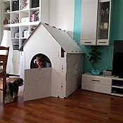 Brixii Haus Fur Kinder Zum Bemalen Und Bekleben Aus Pappkarton