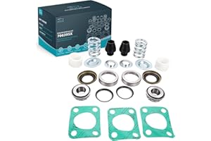 JHACM Kingpin Bearing Seal Rebuild Kit Fits for GM Chevy Dana 60 Dana 77-91 King Pins - Bearings, Bushings, Springs, Seals, Kingpins - Replaces 706395x, 37302, 37307, 41886, 706395, 620180, 37300