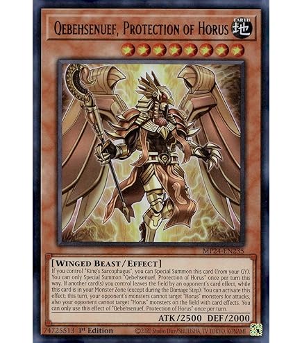 Amazon.com: Qebehsenuef, Protection of Horus - AGOV-EN014 - Super Rare