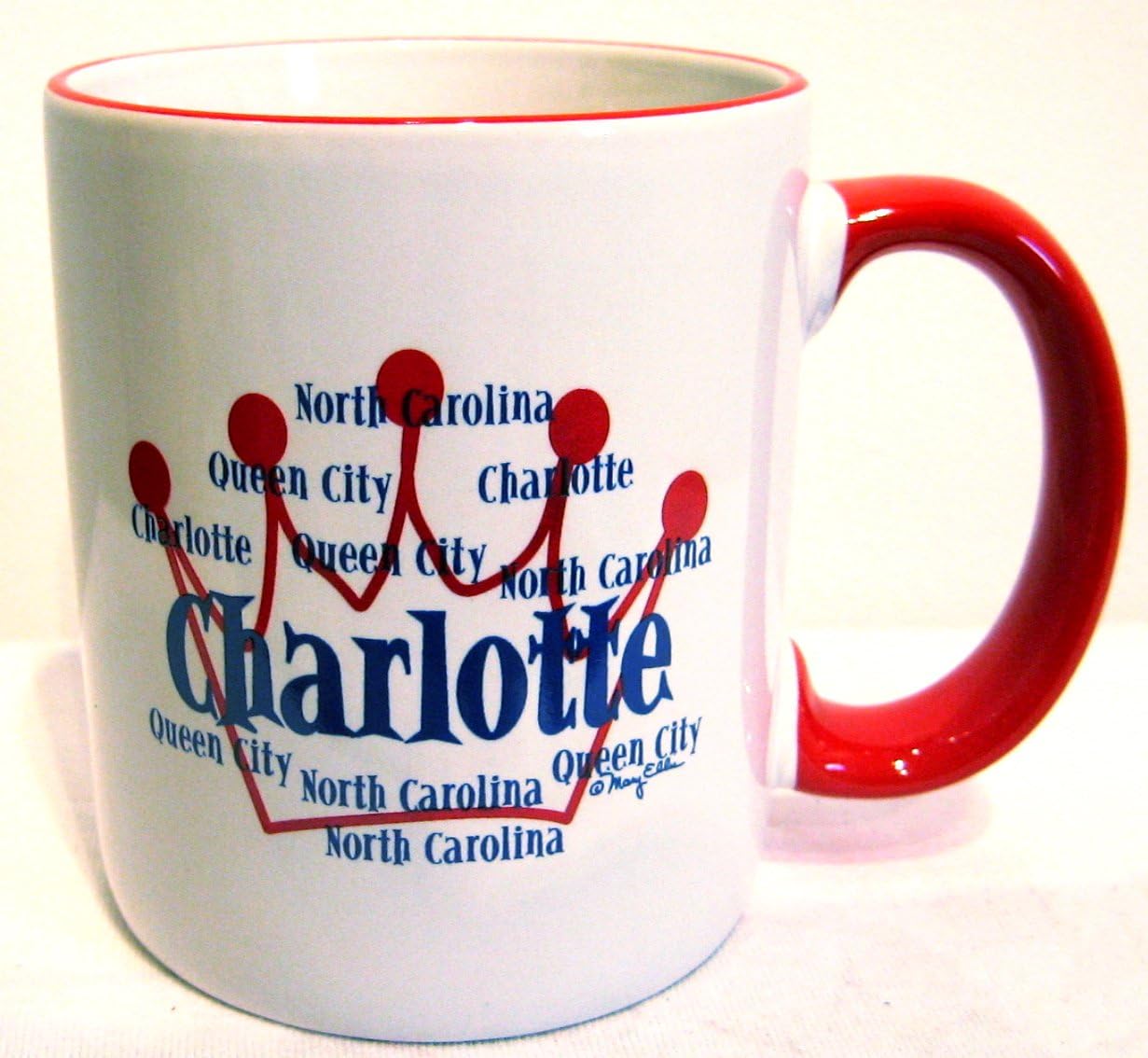 Charlotte Mug Souvenir Gift Collectible Coffee Cup With Charlotte North Carolina