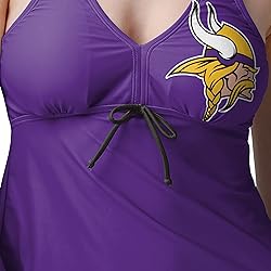 FOCO Women's Standard NFL Team Logo Ladies Bathing