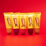 Carmex Mini Scented Lip Balm Tubes Five Pack SPF 15 Cherry Strawberry Pineapple view 2