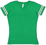LAT Ladies Fine Jersey Short Sleeve Football Tee