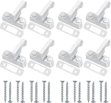Neoteck White Sash Jammers 8pc Zinc Cast Alloy UPVC/PVC Door Window Locks