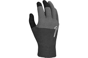 Nike Unisex – Adult's Knitted Tech and Grip Gloves, Gray, L-XL