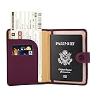 Zoppen Rfid Blocking Travel Passport Holder Cover Slim Id Card Case