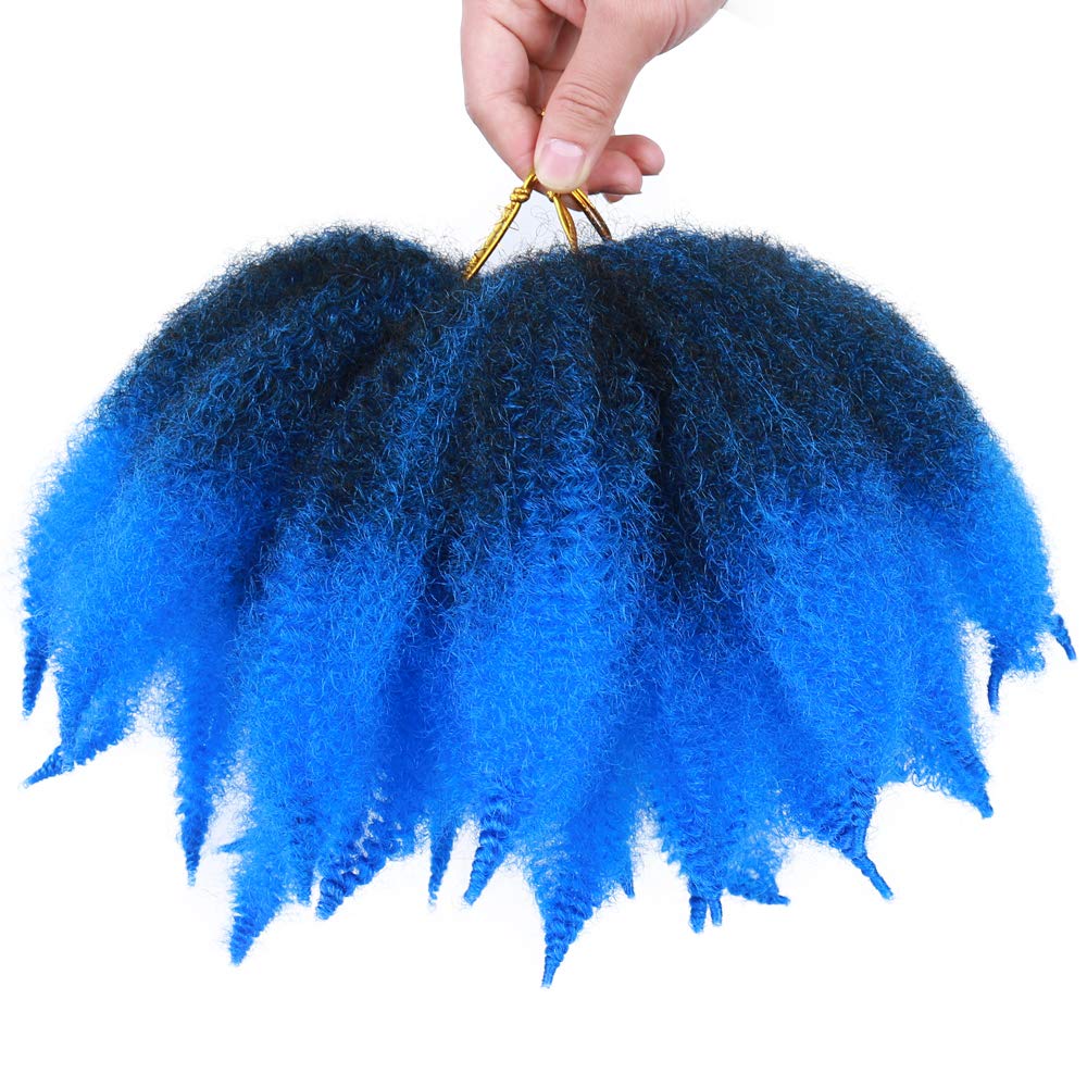 Amazon Com 8 Inch Short Afro Kinky Twist Marley Braids Hair