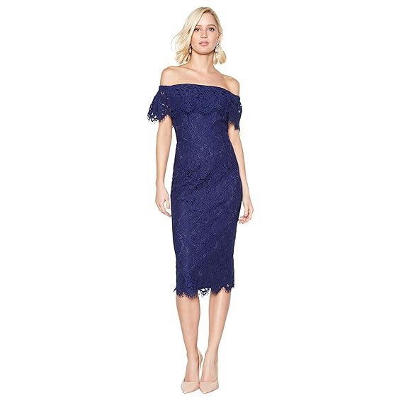 blue midi dress uk