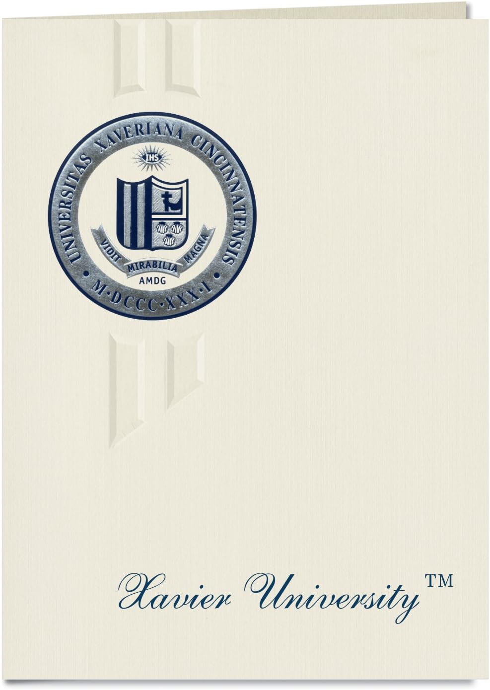 Signature Announcements Xavier University Graduation Announcements Elegant Style Basic Pack 20 With Xavier U Cincinnati Oh Seal Foil Amazon Co Uk Office Products