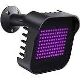 Tendelux DI20B IR Illuminator, Long Range IR Floodlight for Security Camera | Compact 850nm Infrared Light, Wide Angle Even Illumination, 360&deg; Adjustable Mount, Power Adapter Included (Black)