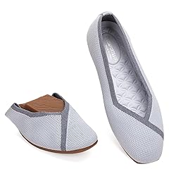 Frank Mully Womens Square Toe Flat Shoes