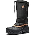 NORTIV 8 Men's Waterproof Hiking Winter Snow Boots Insulated Fur Liner Lightweight Outdoor Tall Boots