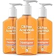 Neutrogena Oil-Free Acne Fighting Facial Cleanser with Salicylic Acid Acne Treatment Medicine, Daily Oil-Free Acne Face Wash 