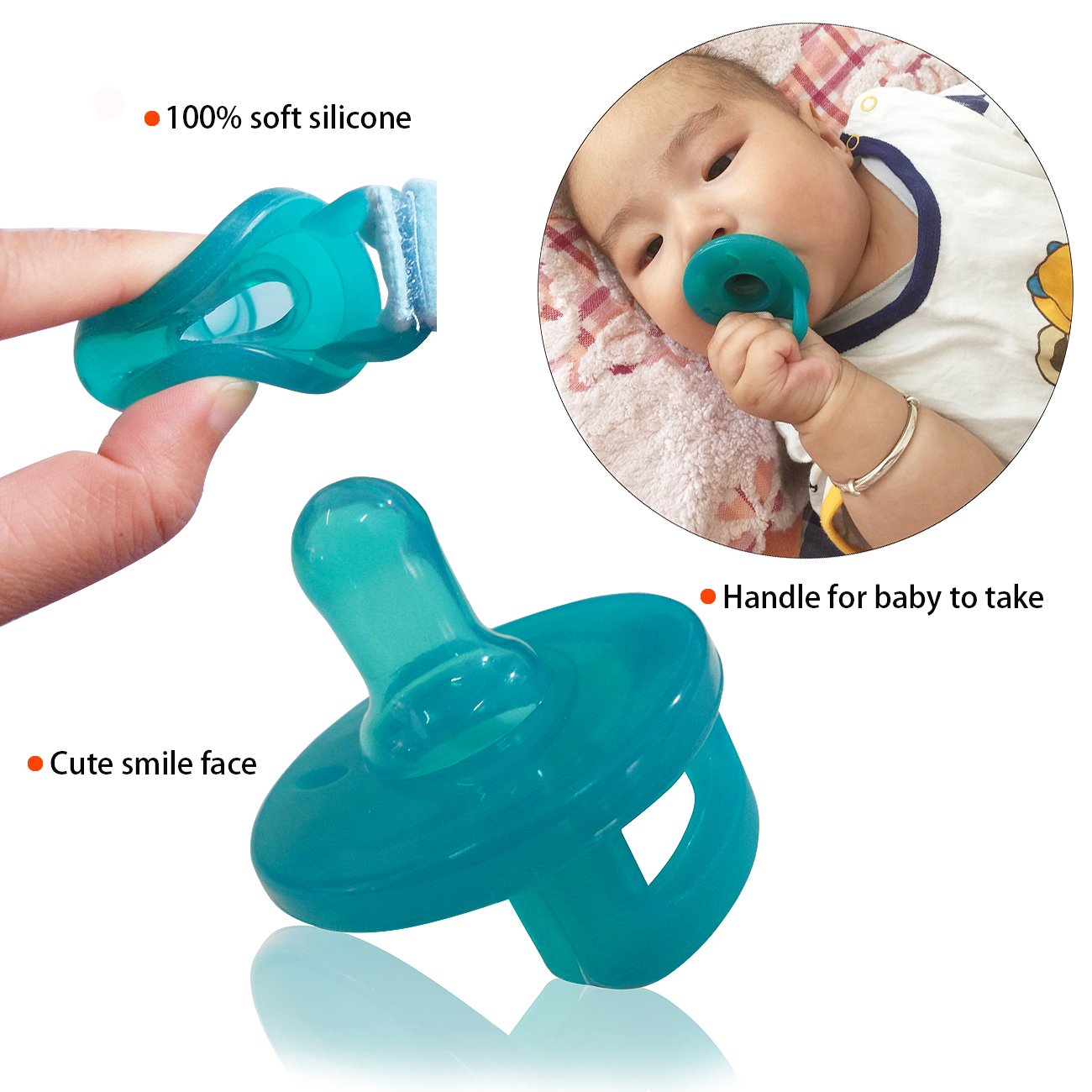 soothie pacifier with animal