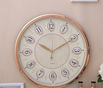 Amazon Com Wall Clock Europe Modern Wall Wall Clock Quiet