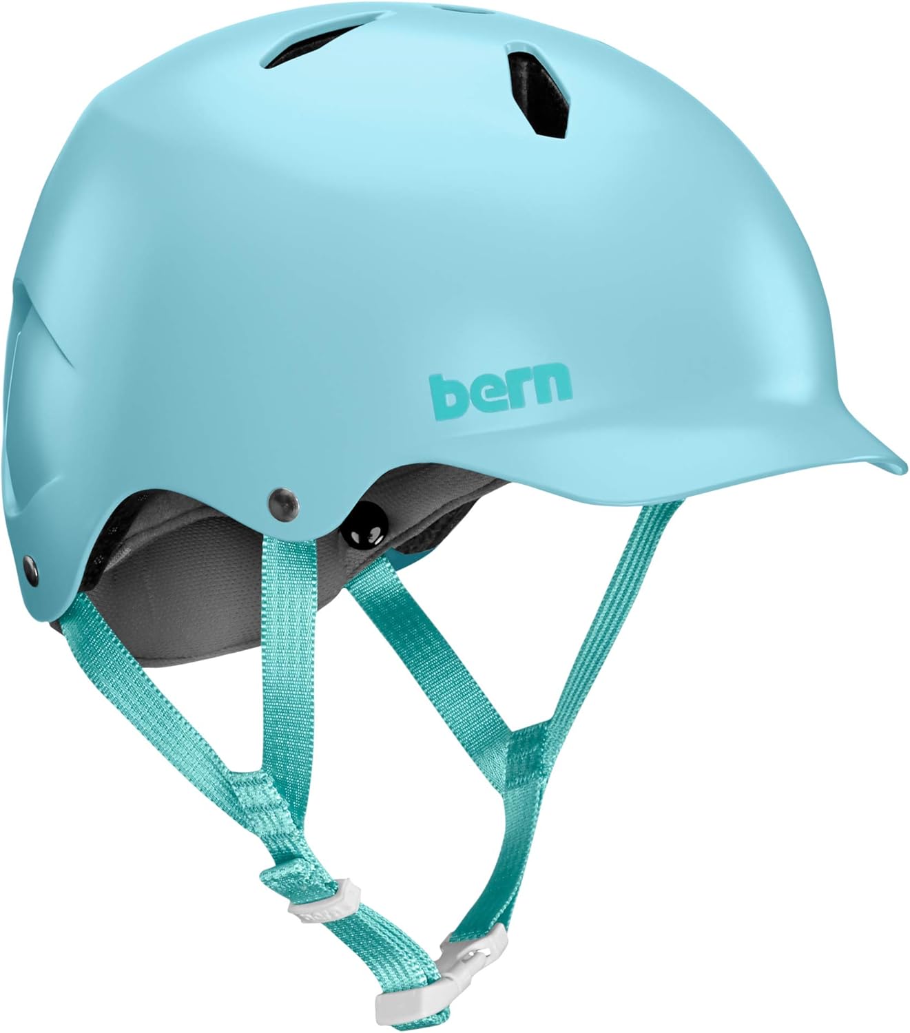 Bern Girl Bandito Bike Helmet, Satin Light Blue, Small BigaMart