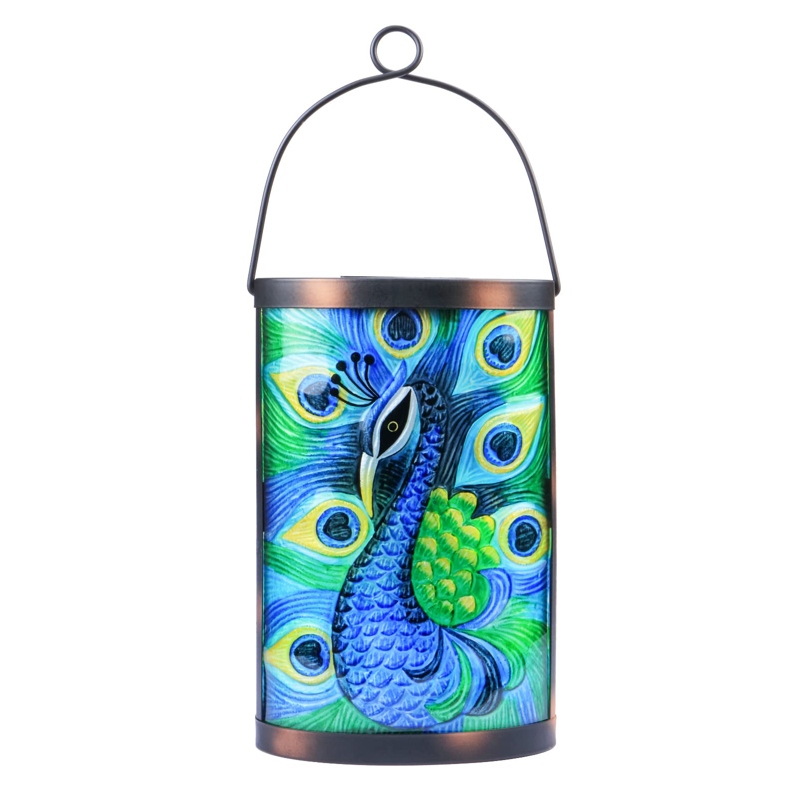 DREAM GARDEN Solar Lights Outdoor Garden Garden Lights Peacock Hanging Lantern Solar Lamp Ornaments Led Waterproof