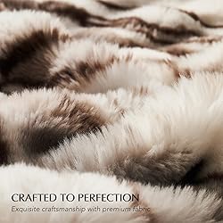 EverGrace Ultra Soft Luxury Fluffy Faux Rabbit Fur
