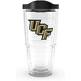 Tervis Made in USA Double Walled University of Central Florida Knights Insulated Tumbler Cup Keeps Drinks Cold & Hot, 24oz, Primary Logo