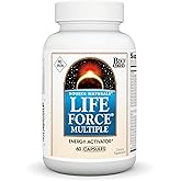 Source Naturals Life Force Multiple Iron Free Daily Multivitamin High Potency Essential Vitamins, Minerals, Antioxidants & Nutrients - Energy & Immune Boost* - 60 Capsules