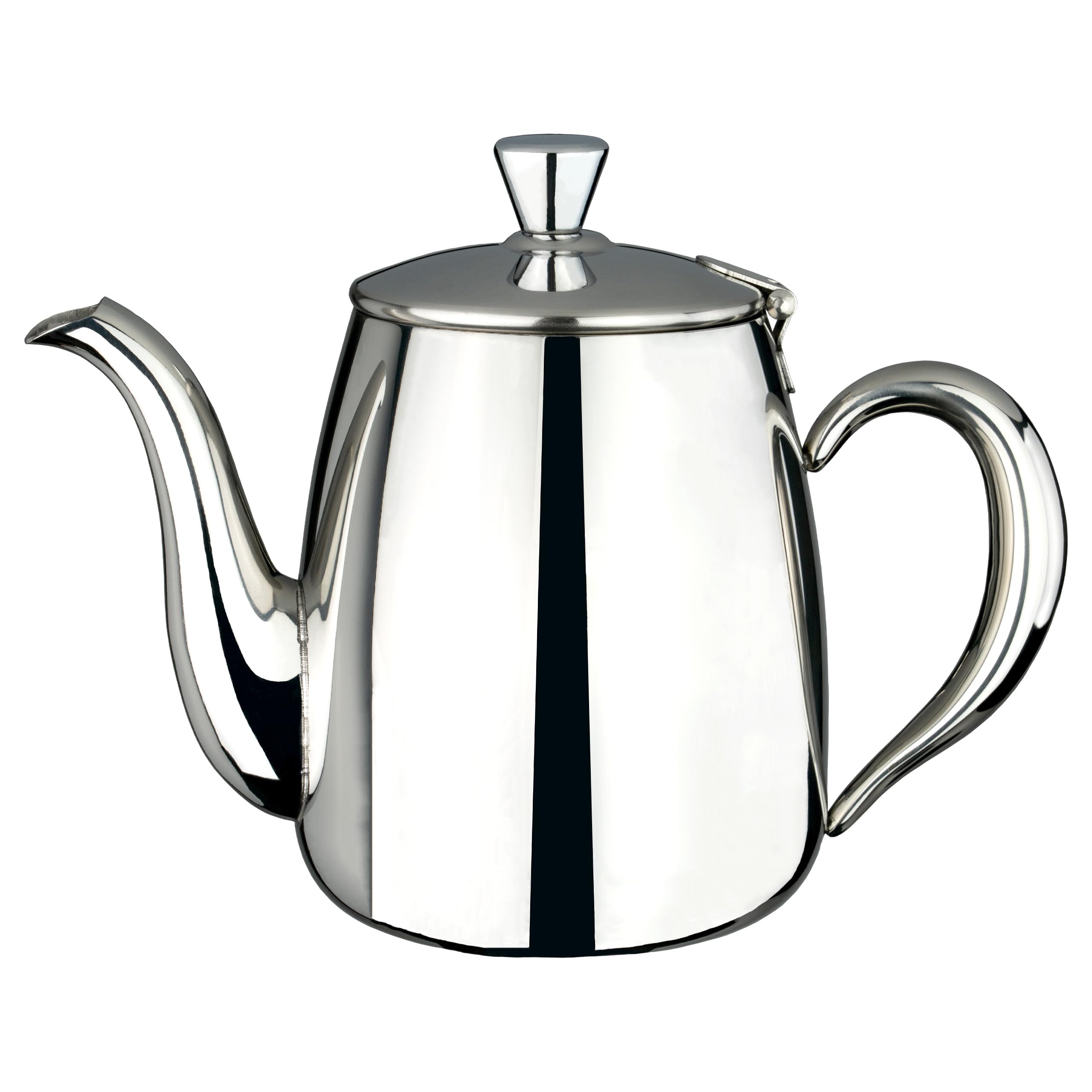 Café Olé Premium Coffee Pot, 3 Cup / 20oz / 570ml, Stainless Steel, Classic Coffee Pot Design with Mirror Finish, Perfect Pour Spout