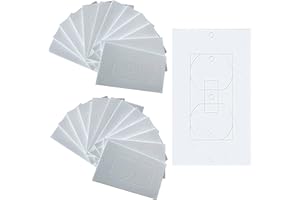 50 Pcs Wall Plate Insulation Gasket,Foam Replacement Weatherproof Gasket,Light Switch Electrical Outlet Covers Insulators,Soc