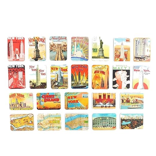 Juego de 24 imanes para nevera, recuerdos, magnéticos, para cocina ...