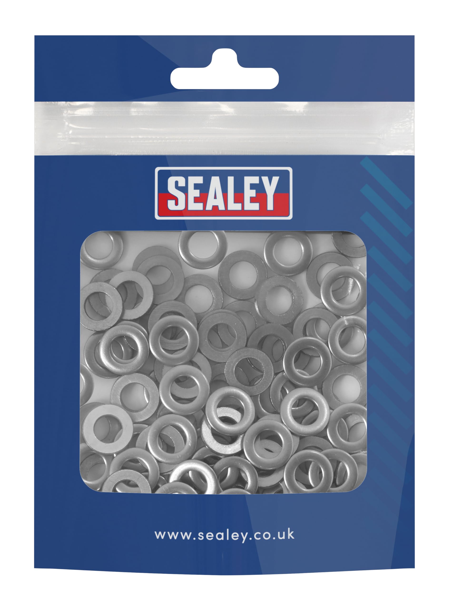 Sealey Stainless Steel Flat Washer Din 125 – M6 - Pack of 100 - SSW6