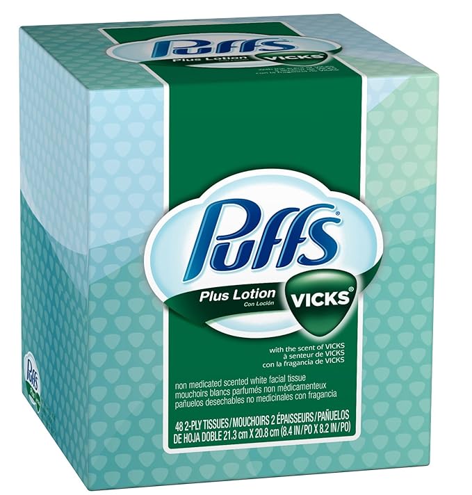Puffs Plus Lotion Facial Tissues with scent of Vicks 48 ct Amazon.co