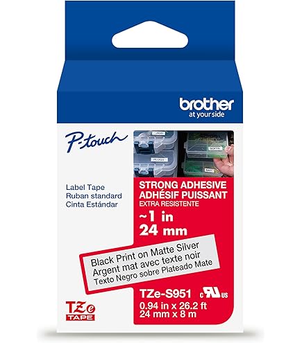 Amazon.com: Brother Genuine P-touch TZE-S941 Tape, 3/4
