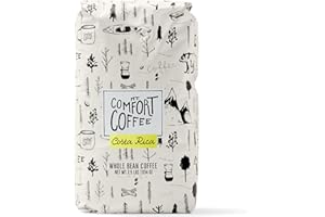 Mt. Comfort Coffee Costa Rica Medium Roast, 2.5lb - Sourced From Local, Costa Rican Coffee Farms - Roasted Whole Bean