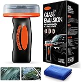 tardiy Car Glass Cleaner Oil Film Cleaning Brush, Windshield Oil Film Remover for Car, Handle Oil Film Remover for Automotive Windshield/Window/Mirror Cleaning, Removes Oil Film & Smudges