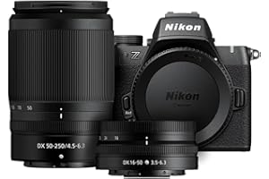 Nikon Z50 II with Two Lenses | Compact mirrorless Stills/Video Camera with Easy Color presets and Wireless Photo Sharing | Nikon USA Model