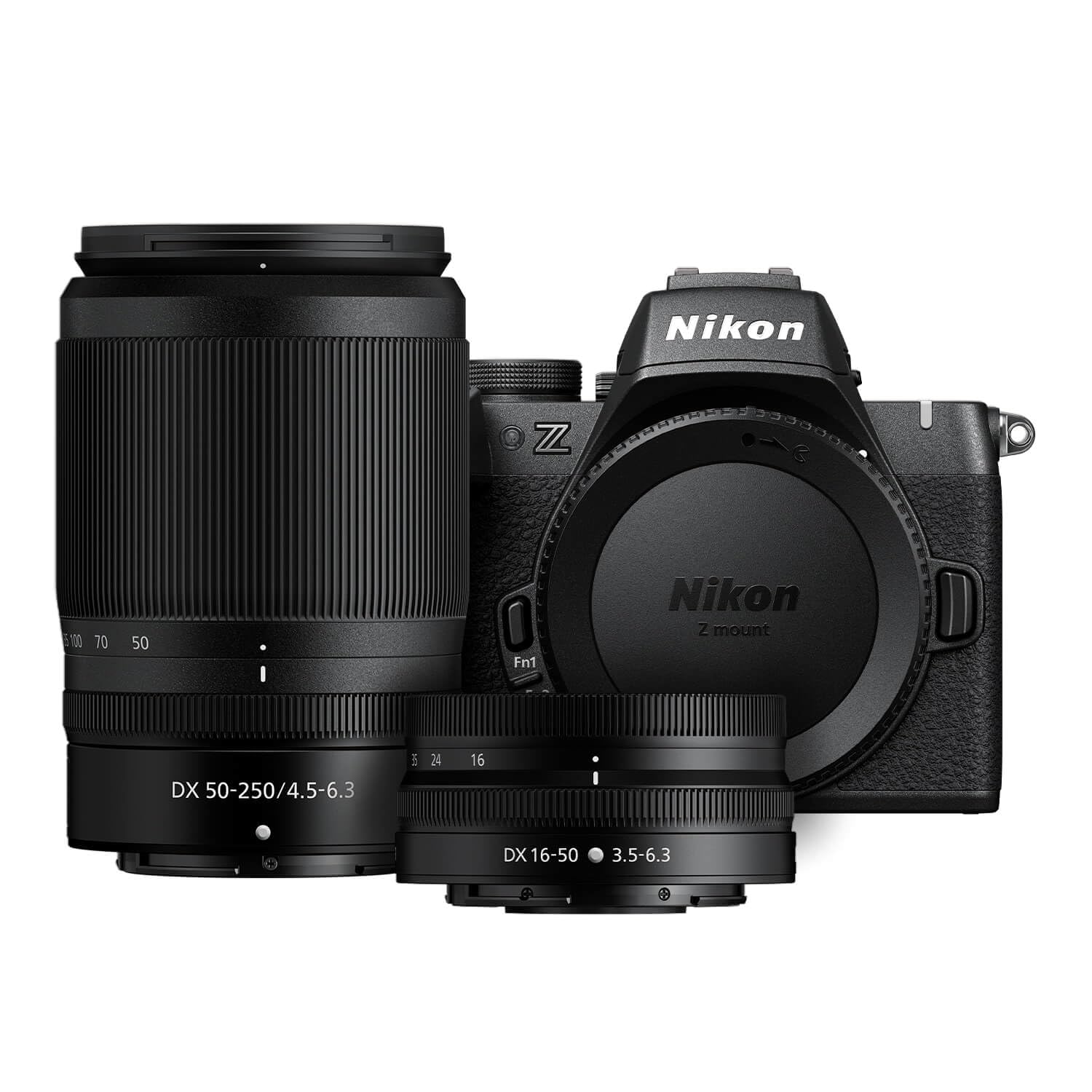 Nikon Z50 II with Two Lenses | Compact mirrorless Stills/Video Camera with Easy Color presets and Wireless Photo Sharing | Nikon USA Model