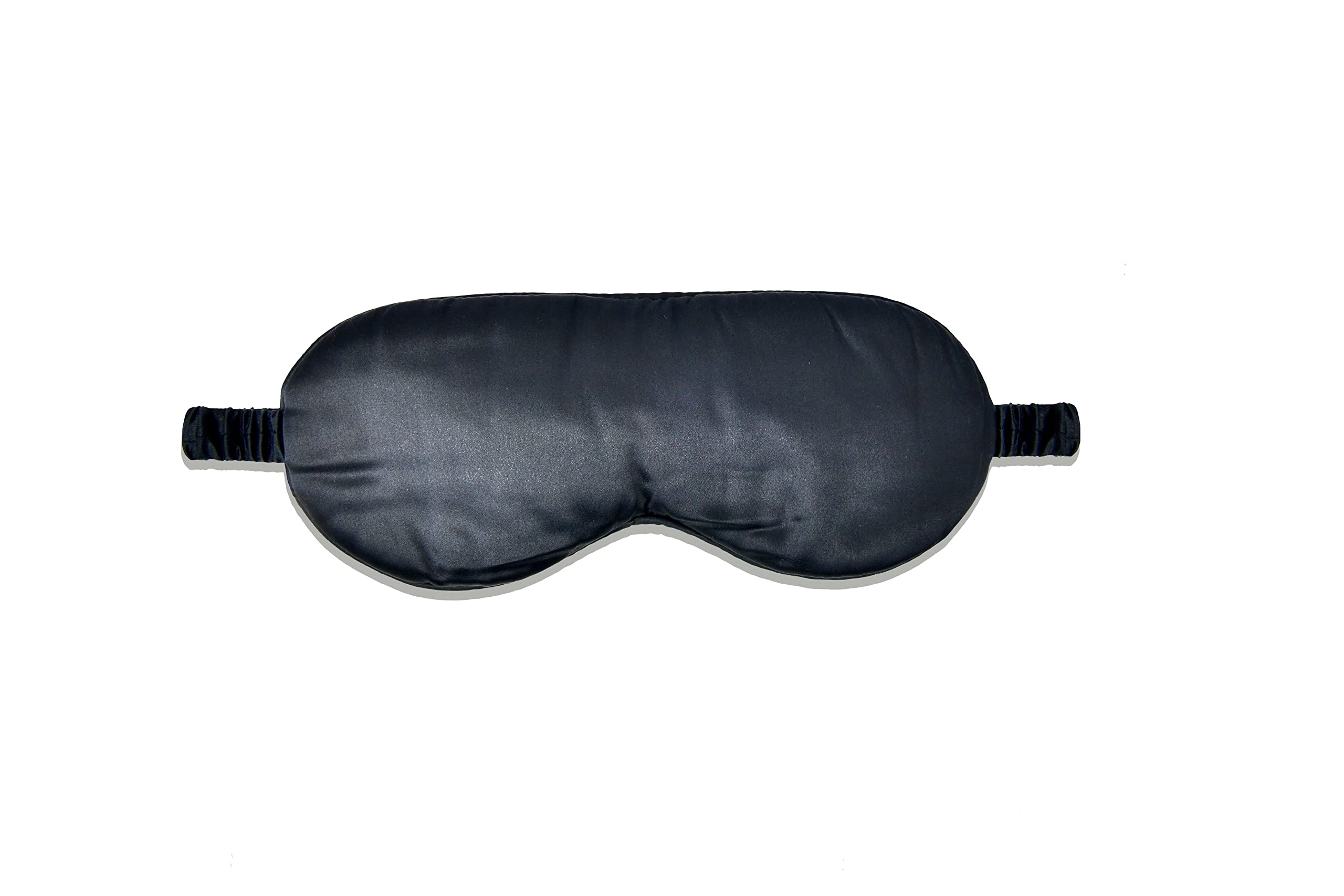 Sleepdown 100% Silk Sleep Eye Mask, Light Blocking, Naturally Hypoallergenic, Soft and Comfortable for Men and Women - 22 Momme - Black