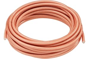 Eightwood RG400 M17/128 RF Coaxial Cable Double Copper Braid Shielded Coax 20 feet /6.1 Meters