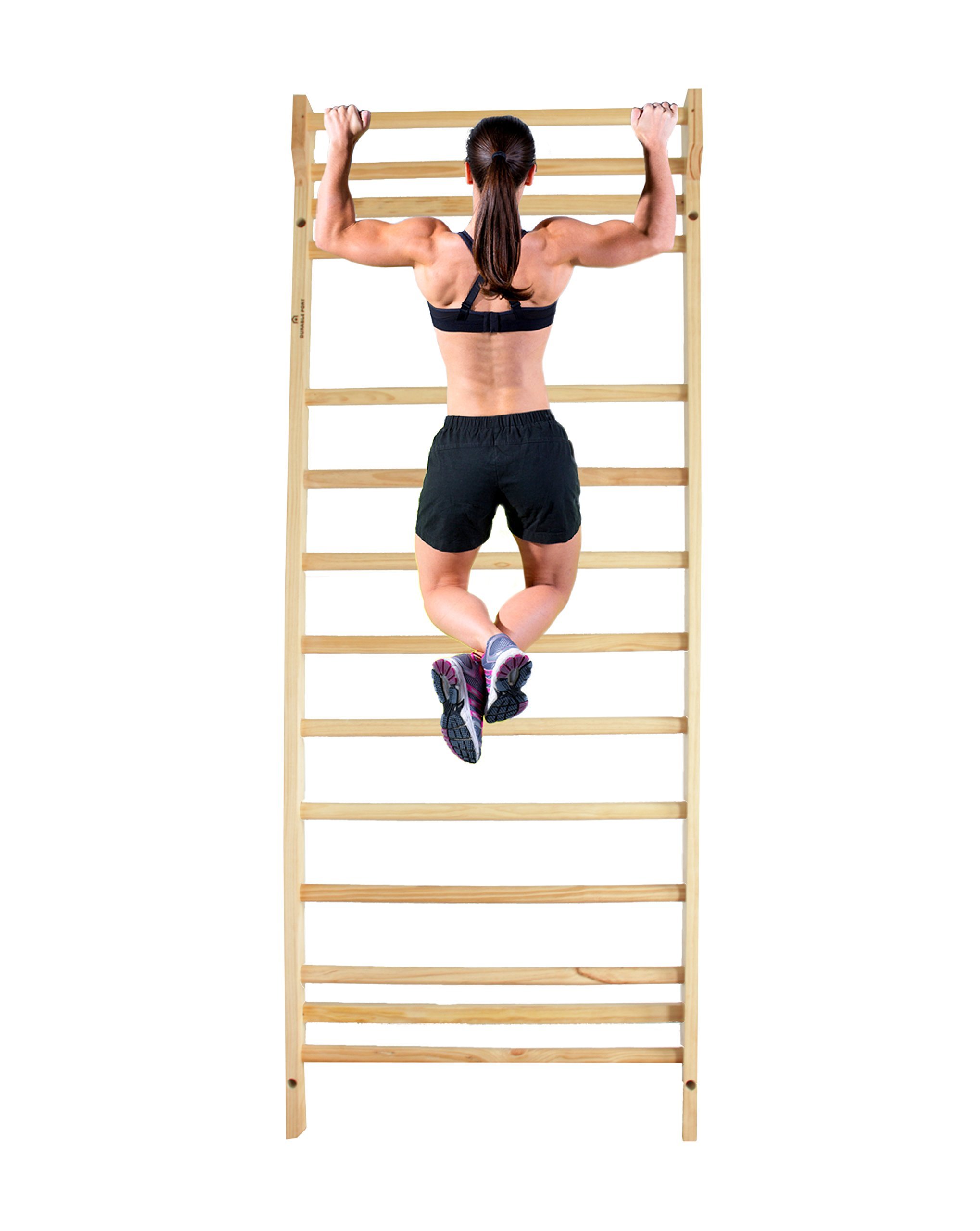 Durable Port Wood Stall Bar - Swedish Ladder with