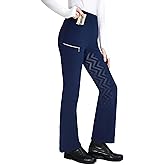 FitsT4 Sports Girls Fleece Horse Riding Pants Bootcut Winter Full Seat Riding Tights Kids Equestrian Breeches Pockets
